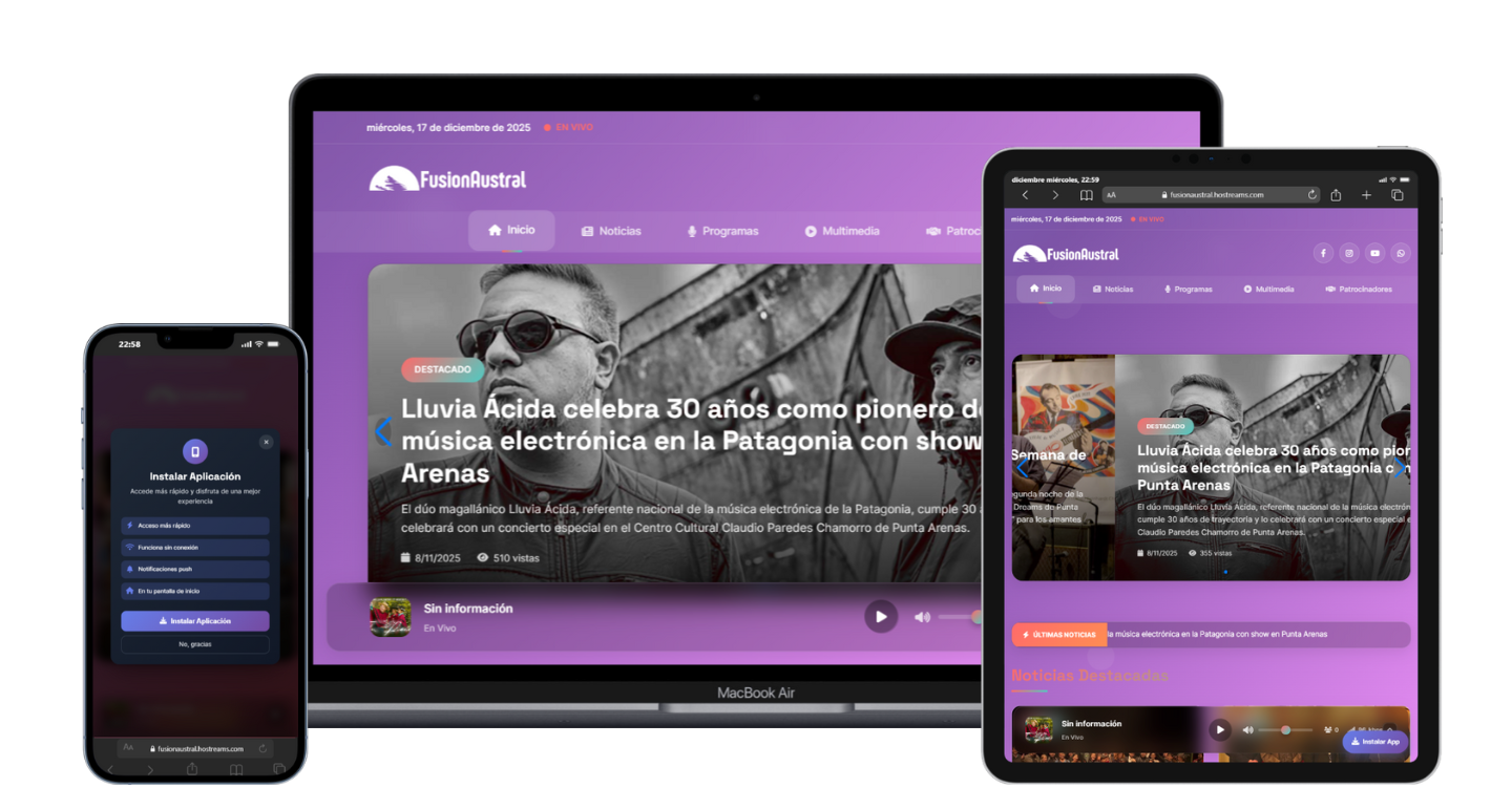 App PWA multiplataforma