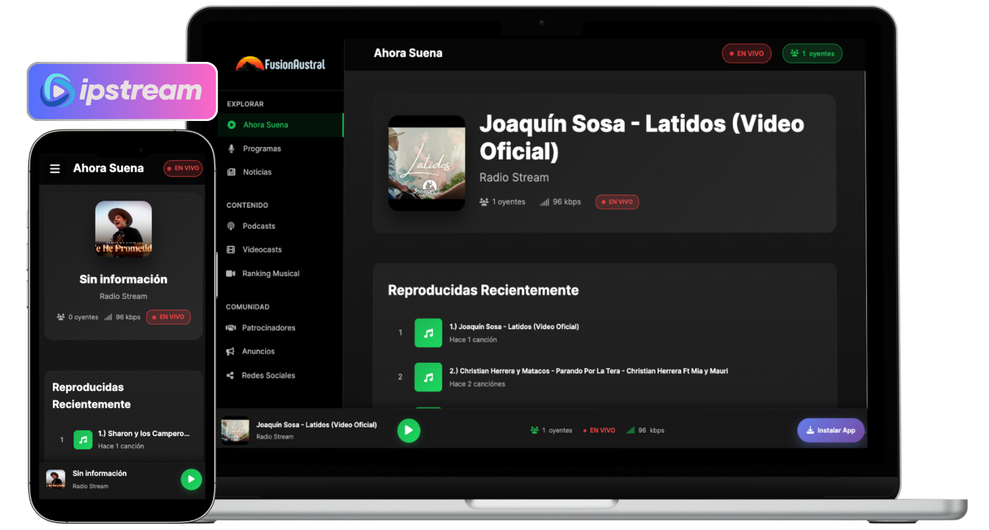 Reproductor moderno